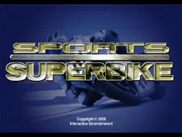 Sports Superbike (EU) screen shot title